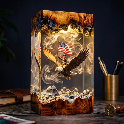Liberty Flight Resin Lamp By Colt