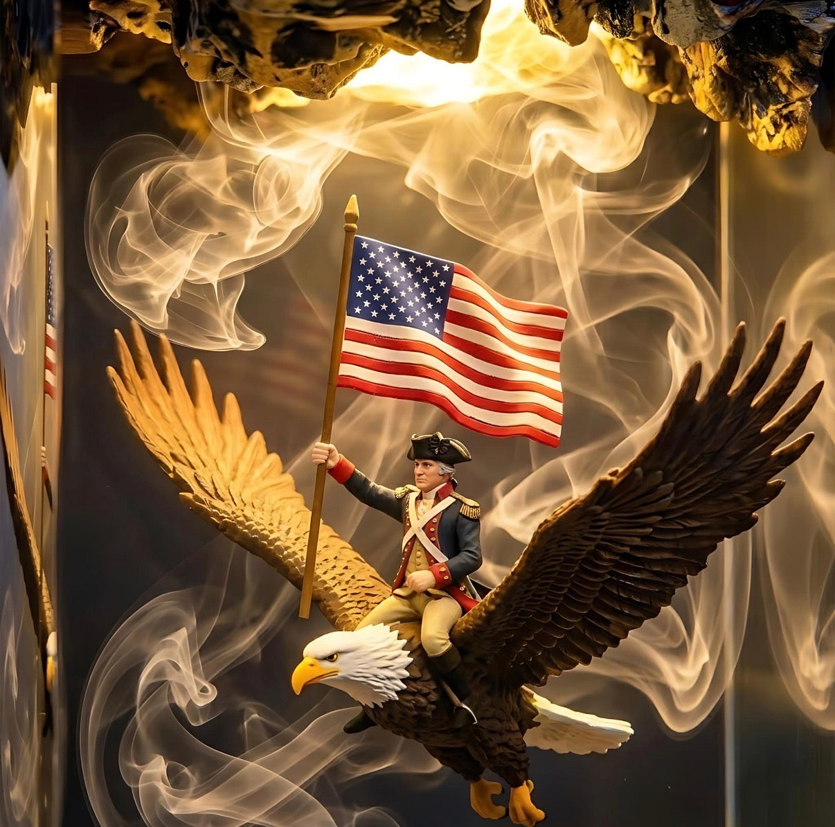 Liberty Flight Resin Lamp By Colt