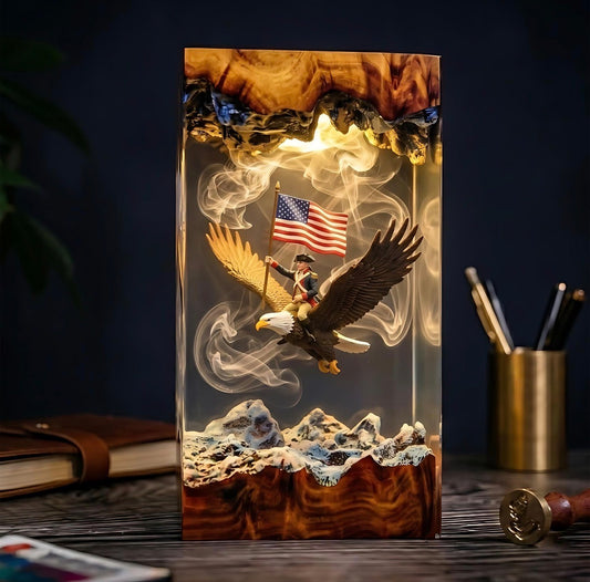 Liberty Flight Resin Lamp By Colt